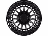 Rin Lock 19x9 5x127 ET-12 Matte Black Gloss Black