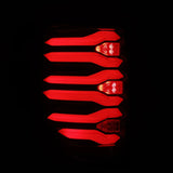 PAR DE LUCES TRASERAS LED ALPHAREX LUXX SERIES BLACK/RED PARA FORD F150 2009/2014