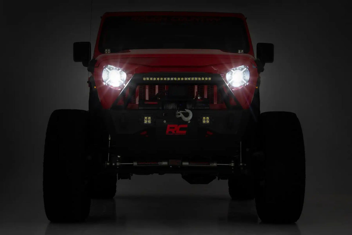 FAROS PRINCIPALES LED 9 INCH HEADLIGHT PARA JEEP GLADIATOR JT Y WRANGLER JL ROUGH COUNTRY