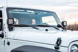 PAR DE SOPORTES DE LUCES ROUGH COUNTRY PARA PARABRISAS INFERIOR/ JEEP WRANGLER JK UNLIMITED 2007-2018