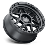 RINES BLACK RHINO KELSO 18X9.0 6X139.7 ET 12 CB 112.1 MATTE BLACK W/BLACK BOLTS