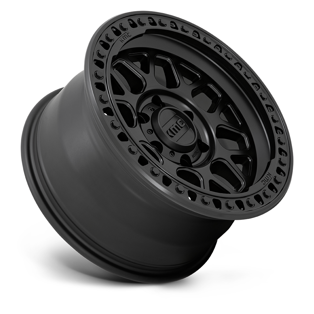 RINES KMC KM549-GRS 18X9.0 6X139.7 ET 18 SATIN BLACK CB 106.1