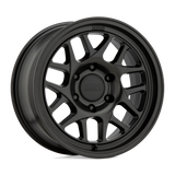 RINES KMC KM717-BULLY OL 17x8.5 6X114.3 ET 18 SATIN BLACK CB 66.1