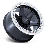 RIN KM238 SATIN BLACK W/ MACHINED RING APLICACIÓN PARA JEEP JK/JL Y GLADIADOR