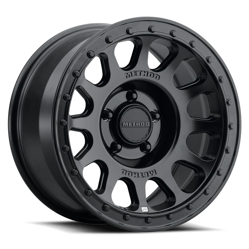 RIN METHOD MR709/ 18X9 6X5.5/ ET 12/ CB 106.25/ MATTE BLACK/ HD BEAD GRIP