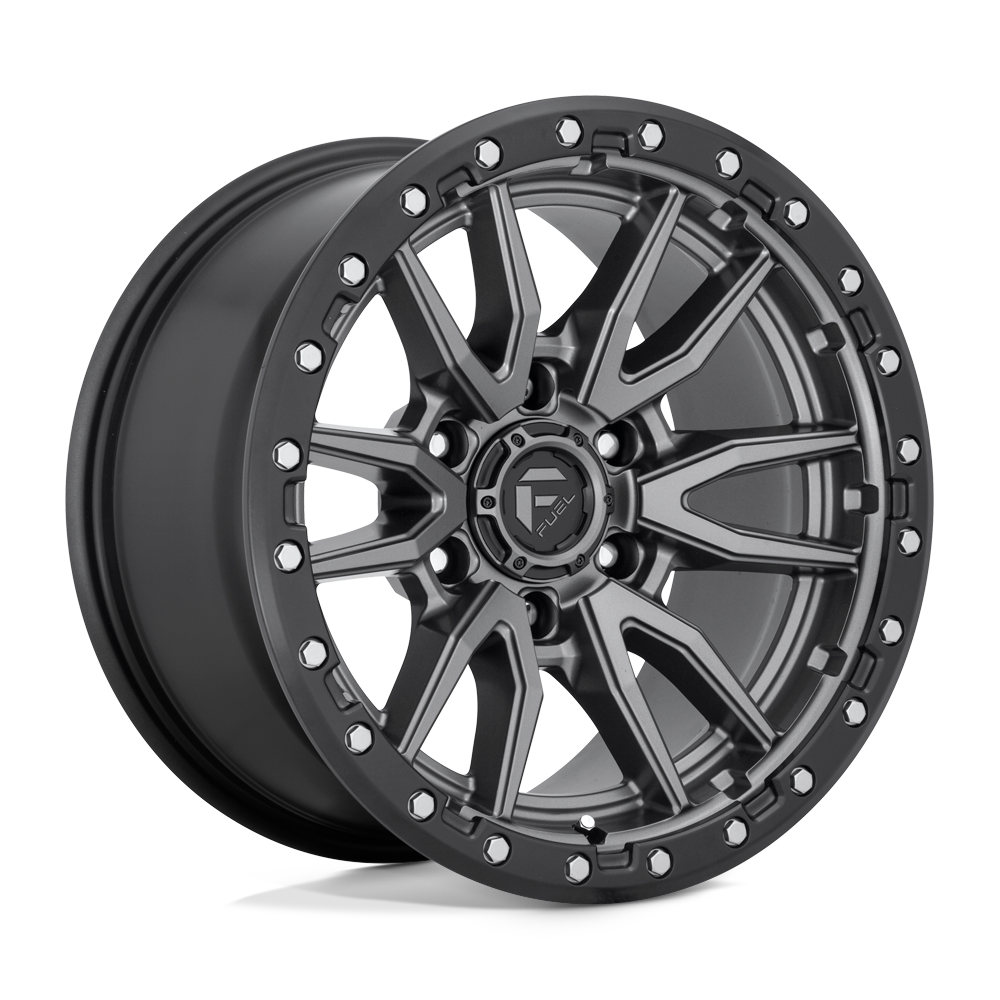 RINES FUEL D680-REBEL 18X9.0 6X139.7 ET 20 MATTE ANTHRACITE BLACK RING CB 106.1