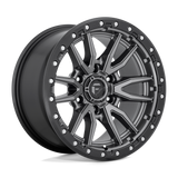 RINES FUEL D680-REBEL 18X9.0 6X139.7 ET 20 MATTE ANTHRACITE BLACK RING CB 106.1