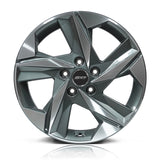 RIN BX7 FW3 17 5X114.3/ ET 49/ CB 67.1/ NEGRO-GUNMETAL MACHINED FACE
