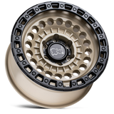 RIN BLACK RHINO SENTINEL DESERT SAND W-BLACK LIP EDGE/ APLICACIÓN PARA TACOMA, RANGER, L200, HILUX Y SIERRA