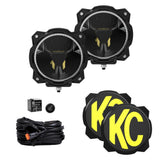 LUCES LED KC GRAVITY TITAN - 2-LIGHT SYSTEM - PAIR PACK -SPOT BEAM