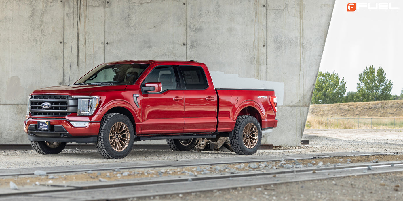 RINES FUEL 17X9 6X139.7 CB106.1 ET-12 D850 PLATINUM BRONZE MILLED