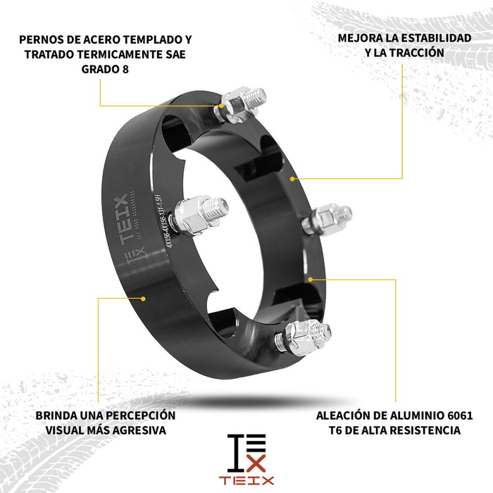 KIT ESPACIADORES 1.5" 4/156 LLANTA CB 131 12X1.5