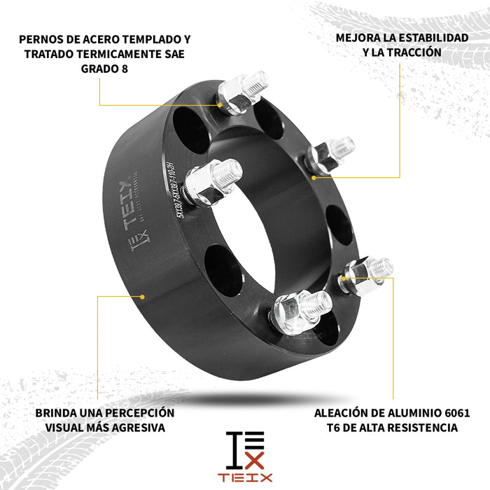 Kit Espaciadores 2 Pulg Suzuki Jimny 5/139 Llanta Cb110