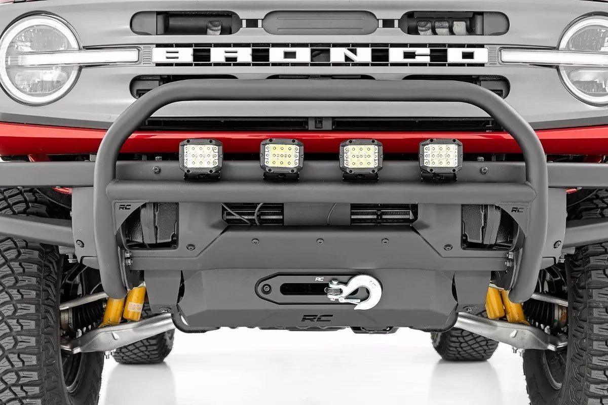 PLACA MONTAJE WINCH ROUGH COUNTRY FORD BRONCO 2021 A 2022