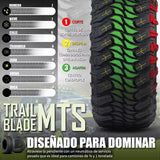 LLANTA ATTURO TIRES TRAIL BLADE MTS LT 295/55 123/120Q R20