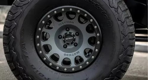 RINES METHOD MR305 17X8.5 5X127 CB94 ET0 TITANIUM - MATTE BLACK LIP