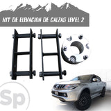 KIT DE ELEVACIÓN PARA MITSUBISHI L200 2016-2020 CALZAS LEVEL 2