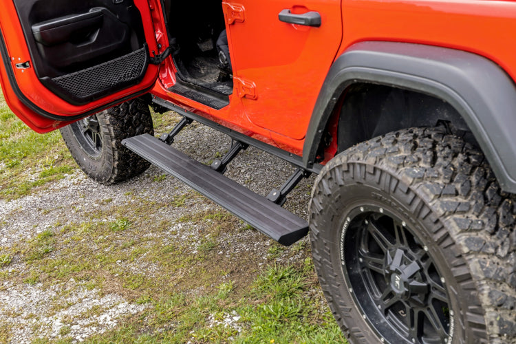 NEW Estribos Rough Country Jeep Wrangler 4 Puertas Jl 2018-2021